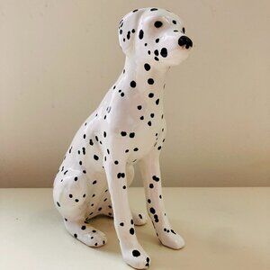 Vintage Dalmatian Dog Figurine = Large Sized